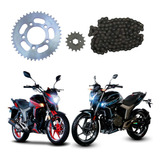 Kit Arrastre Cadena Sprocket Piñon Vento Tornado Y Storm 250