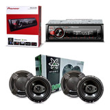 Autoestereo Pioneer Bt+ 2 Pares De Bocinas 6.5 Atomic