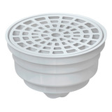 Fleximatic 2634 Coladera Universal Para Patio Blanca C/check