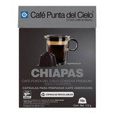 16 Cápsulas Café Americano Chiapas Punta Del Cielo