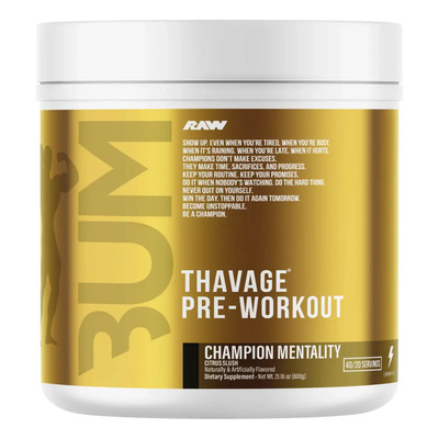 Raw Nutrition Cbum Thavage 40\u002F20 Servicios 600 Gr Sabor Champion Mentality | Meses sin interés
