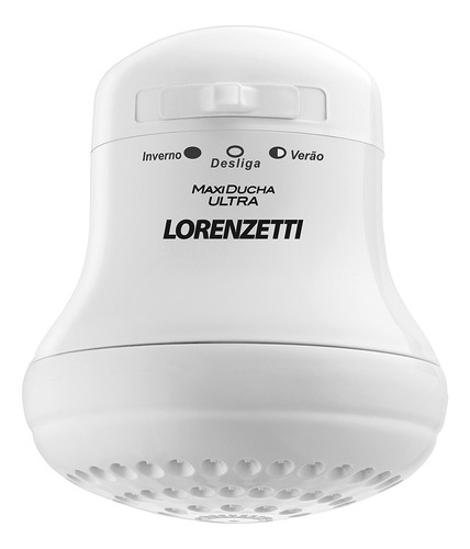 Chuveiro Elétrico De Parede Lorenzetti Maxi Ducha Ultra Branco 5500w 220v