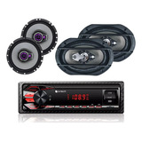 Pioneer Alto Falante 6 Pol + Rádio Automotivo + Ls69 Le Son