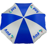 Kit 3 Guarda Sol Personalizado Logo Empresa Praia Propaganda