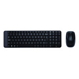 Kit De Teclado E Mouse Sem Fio Logitech Mk220 Português Br