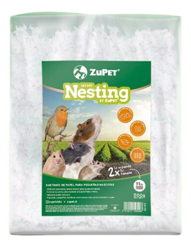 Zupet Sustrato My Pet Nesting 500gr