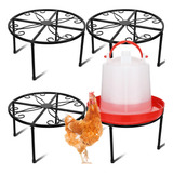 Geetery Soporte De Metal Para Comedero De Pollo, Riego, Come