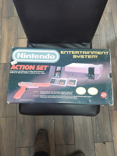 Nintendo Nes En Caja Completo Con Unicel,funcionando Perfect