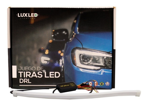 Tiras Led Drl Roja Y Ambar Stop Y Cruce El Par