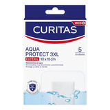 Curitas Med Aqua Protect 8 X 10 Cm Xxl X 5 Unidades