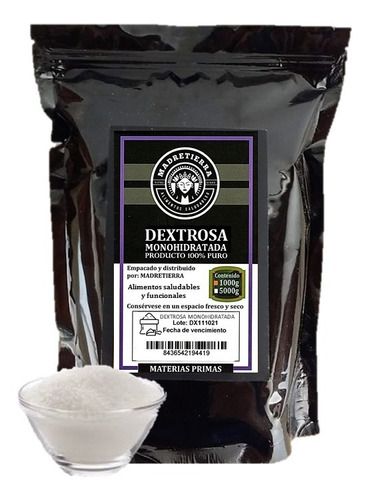 Dextrosa Monohidratada  X1000g - g a $17