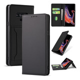 Funda De Piel Negra Para Samsung Galaxy Note9