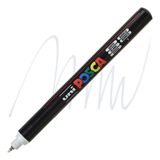 Caneta Posca Artística Ponta Agulha Pc-1mr 0.7 Mm Cor Branco