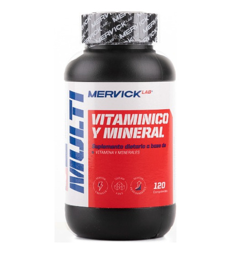 Multivitaminico Vitamnas Y Minerales Mervick X120 Cap