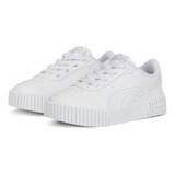 Zapatilla Puma Carina 2.0 Ac Inf Blanco Niña