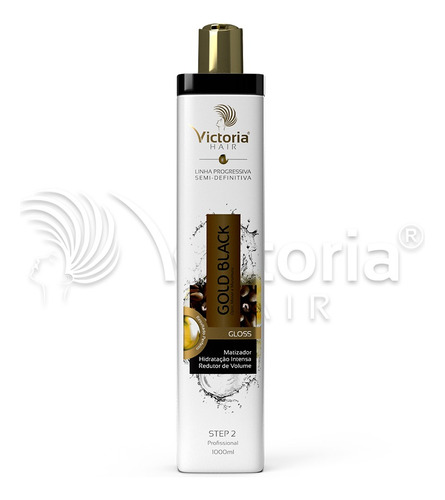 Progressiva Semi Definitiva Gloss Gold Black 1 Litro