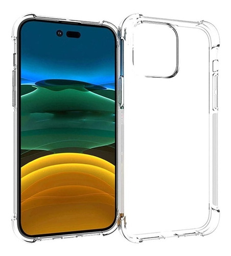 Funda Para iPhone 14 14 Pro Max Anti Golpes + Vidrio Full 9d