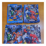 2 Rompecabezas 70 Piezas Tapimovil Spiderman Marvel C Cajas