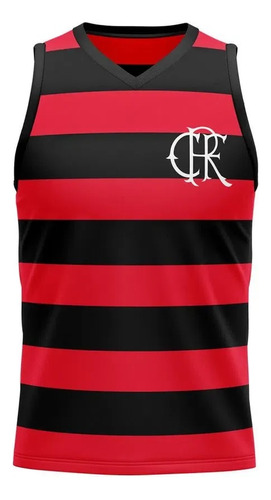 Regata Braziline Flamengo Flatri Crf Masculino - Verm/preto