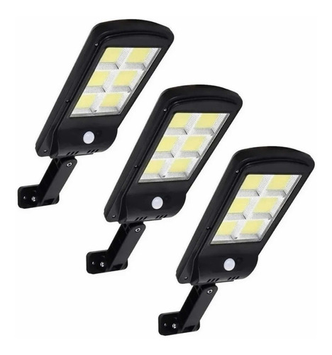 Pack 3 Focos Solares Led Exterior Luz Led Sensor Movimiento