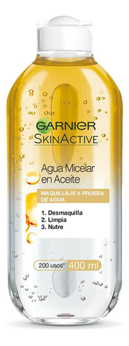 Garnier Agua Micelar En Aceite Skin Naturals Face, 400ml