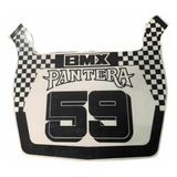 Number Plate Bmx Pantera Monark Bicicleta Antiga