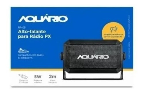 Alto Falante Para Rádio Px Aquário Rp-05 3w P2 Mono