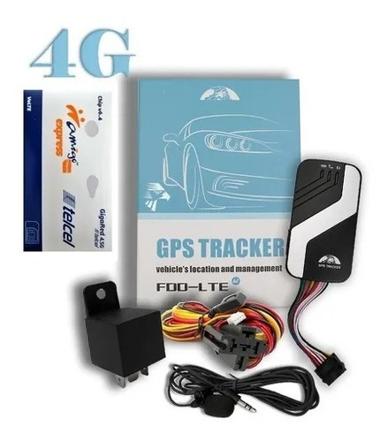 Localizador Gps Alarma Rastreador Coban 4g Moto Auto Tk 403a