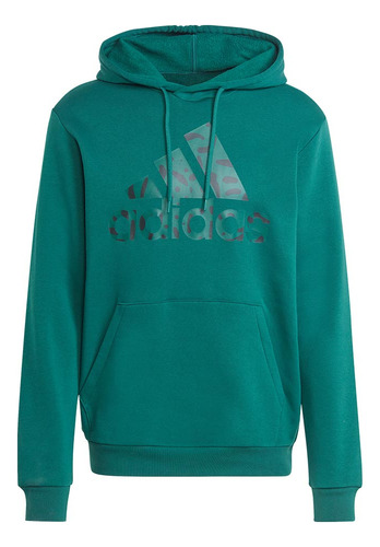 Sudadera Casual adidas M Bl Ft Hd Aop Verde Para Hombre