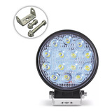 Farol De Milha Jeep Moto Redondo 6000k 14 Leds 42w 12v 24v