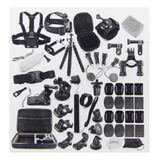 Kit 54 Accesorios P/ Camara Deportiva Tipo Gopro C/ Estuche