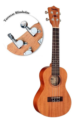 Ukulele Concerto Shelby Su23m Mogno C/ Tarraxa Blindada