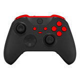 Botones De Cromo Rojo Para Control Xbox One Elite Series 2