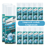 Kit 12 Espuma  Limpeza Para Ar Condicionado Ions Prata 300ml