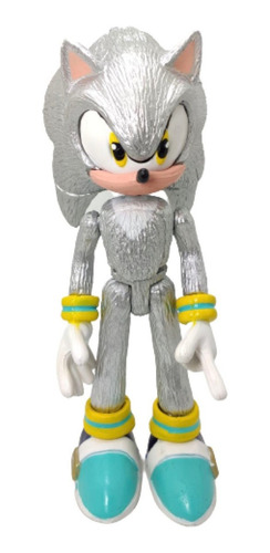 Figura Sonic Silver The Hedgehog Plateado Erizo Del Futuro