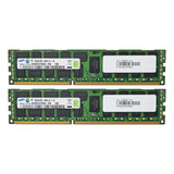 Memória Ram Servidor 2 X 8gb = 16gb Ddr3 1333 Mhz Reg Ecc