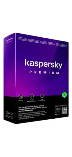 Kaspersky Antivírus Premium 10 Dispositivos 1 Ano
