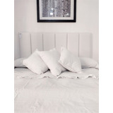 Respaldo Chenille/talampaya Canelon Queen 190cm Envio Gratis