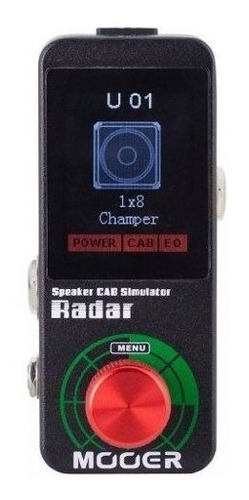 Pedal Mooer Ms1 Radar Simulador De Gabinete C/ Garantia
