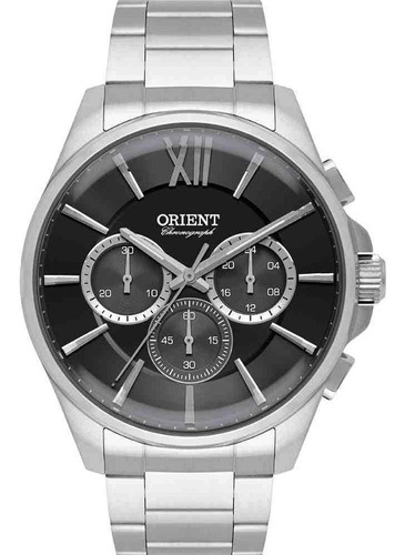 Relógio Orient Masculino Prata Cronógrafo Mbssc238 G3sx