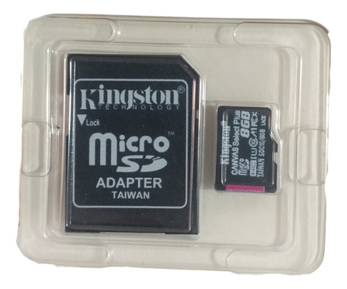 Memoria Kingston Micro Sd 8gb + Adapt - 100mb/s - Clase 10