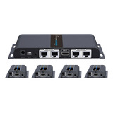 Splitter + Extender Hdmi 1×4 Xcase Sobre Utp Hasta 50 Mts