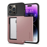 Funda Spigen Slim Armor Cs Para iPhone 14 Pro Max - Rose 