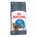 Alimento Royal Canin Feline Care Nutrition Light Para Gato Adulto Sabor Mix Em Sacola De 7.5kg