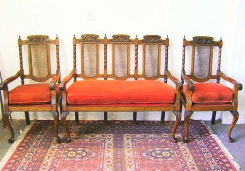 Sillones Reina Ana Inglés Roble Chippendale $290.000 Sala