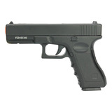 Pistola De Airsoft Full Metal Glock Vg Gk-v20 Spring 6mm