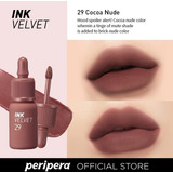 Peripera Ink Velvet 4gr Tintas Labiales Coreanas Originales Color 29 Cocoa Nude