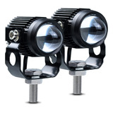 Par Faros Led 60w Laser Doble Color Auto Moto Exploradora