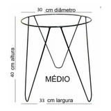 Macetero Herreria Artesanal Diametro 33cm Y Atura 100cm