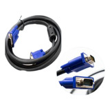 Cable Vga Largo 3 Metros Macho A Macho Monitor Pc Proyector